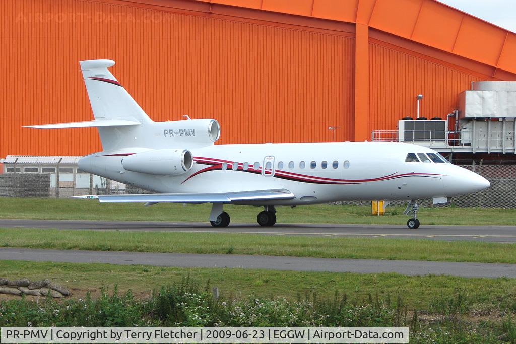 PR-PMV, 2008 Dassault Falcon 900EX C/N 207, Brazilian Falcon 900EX at Luton