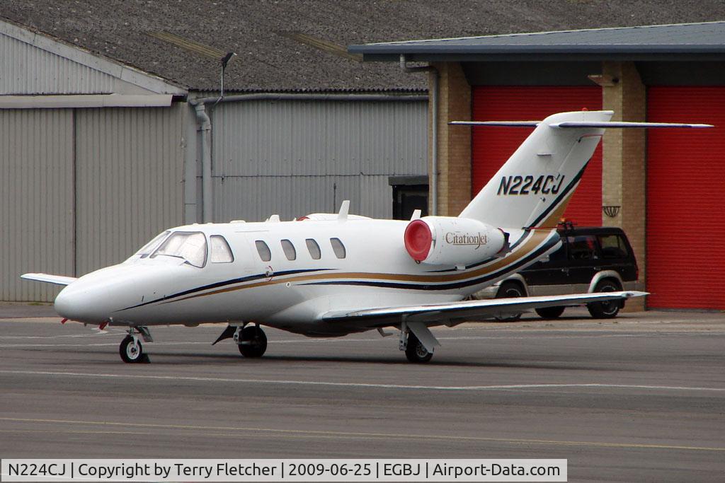 N224CJ, 1997 Cessna 525 CitationJet C/N 525-0224, Based Cessna 525 at Staverton
