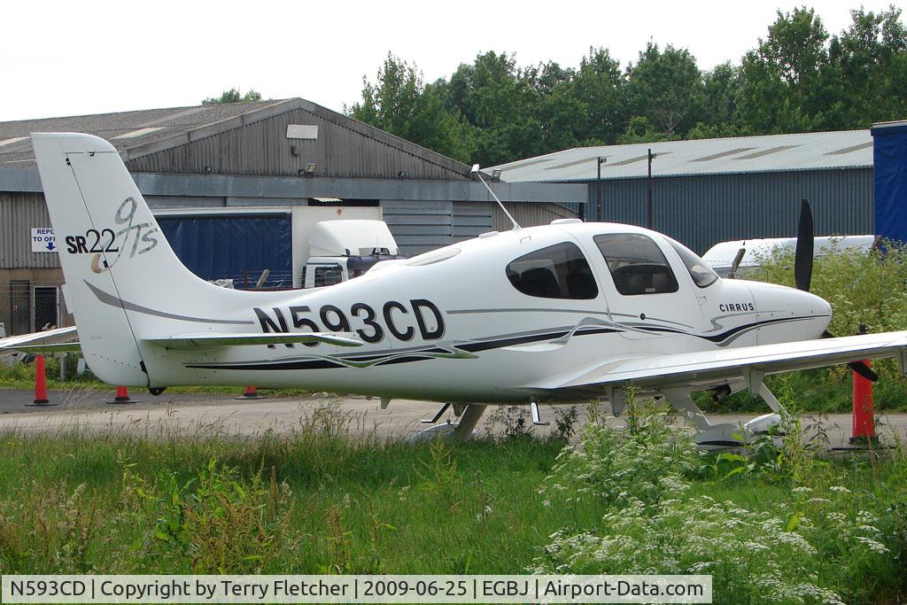 N593CD, 2006 Cirrus SR22 GTS C/N 1809, Cirrus SR22 at Staverton