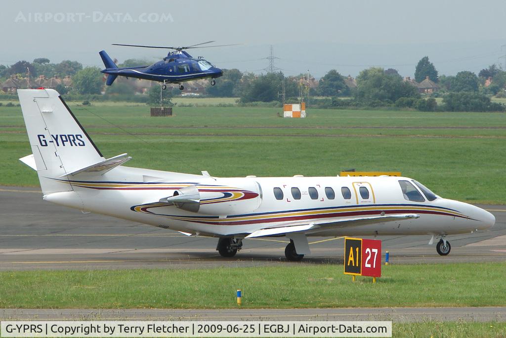 G-YPRS, 2000 Cessna 550 Citation Bravo C/N 550-0935, Based Citation at Staverton