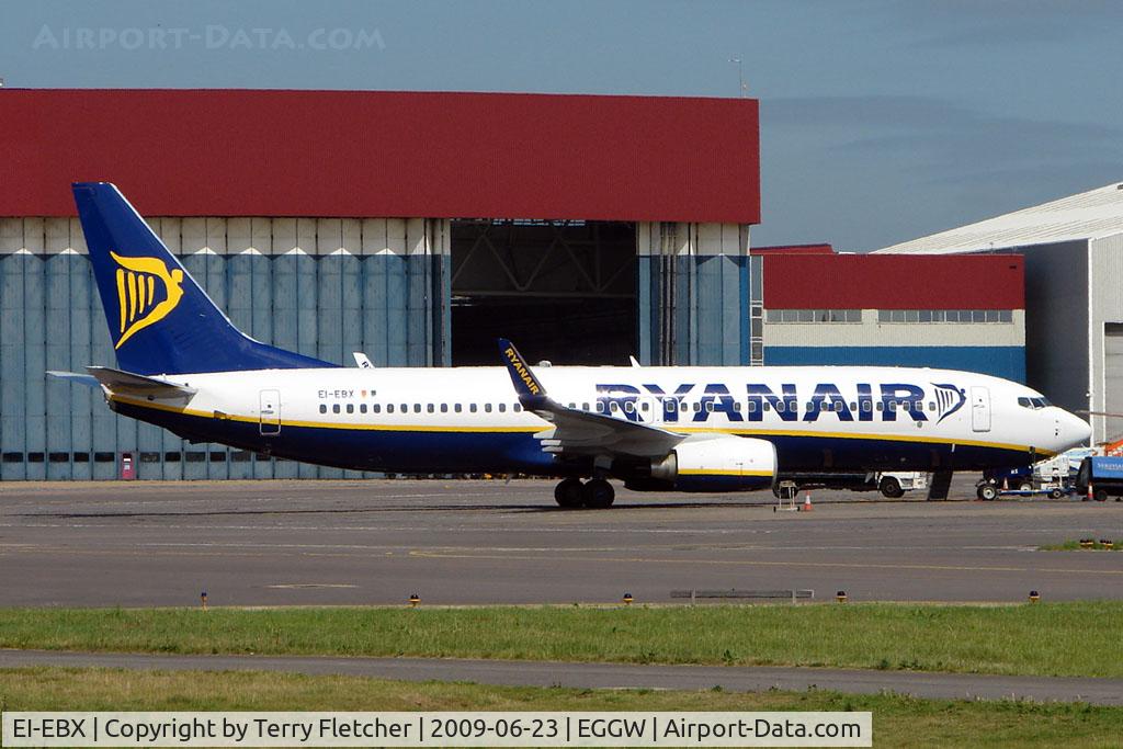 EI-EBX, 2009 Boeing 737-8AS C/N 35007, Ryanair B737 at Luton