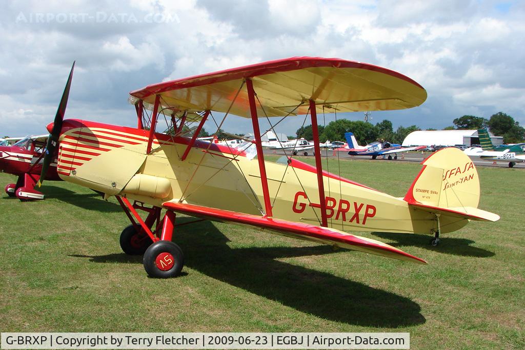 G-BRXP, 1948 Stampe-Vertongen SV-4C C/N 678, Stampe SV4C at North Weald on 2009 Air Britain Fly-in Day 1