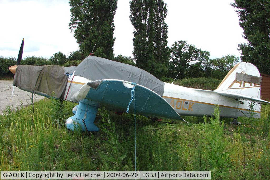 G-AOLK, 1949 Percival P-40 Prentice T1 C/N PAC-225, Prentice P40 at North Weald on 2009 Air Britain Fly-in Day 1