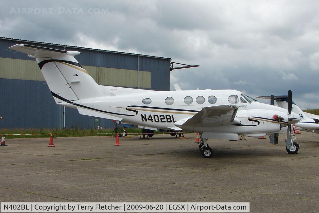 N402BL, 1981 Beech F90 King Air C/N LA-130, Beech F90 at North Weald on 2009 Air Britain Fly-in Day 1