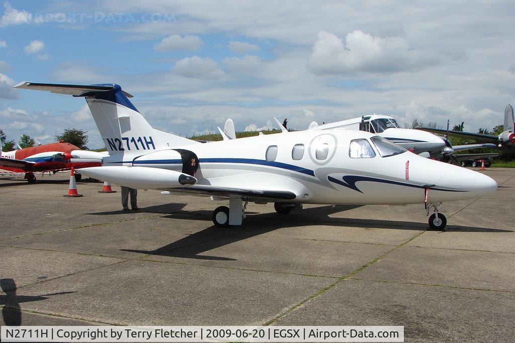 N2711H, 2008 Eclipse Aviation Corp EA500 C/N 000142, Based Eclipse at North Weald on 2009 Air Britain Fly-in Day 1