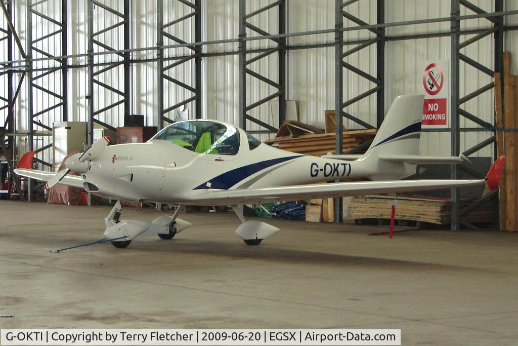 G-OKTI, 2007 Aquila A210 (AT01) C/N AT01-172, Aquila AT01 at North Weald on 2009 Air Britain Fly-in Day 1