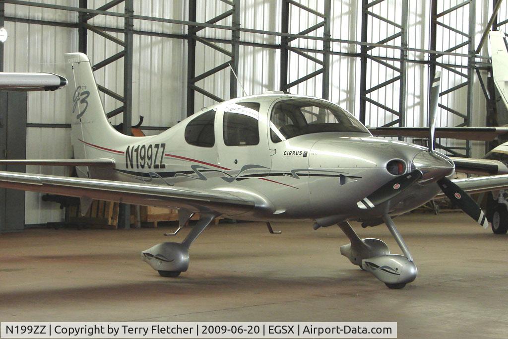 N199ZZ, 2007 Cirrus SR22 G3 GTS C/N 2542, Cirrus SR22 at North Weald on 2009 Air Britain Fly-in Day 1