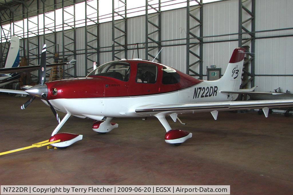N722DR, 2007 Cirrus SR22 C/N 2705, Cirrus SR22 at North Weald on 2009 Air Britain Fly-in Day 1