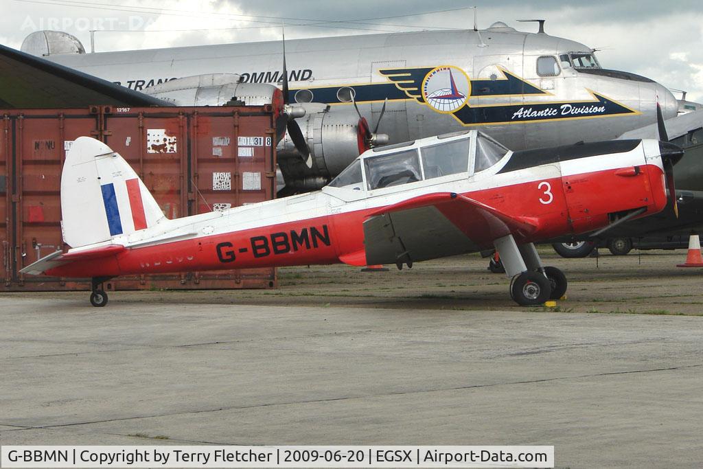 G-BBMN, 1952 De Havilland DHC-1 Chipmunk 22 C/N C1/0300, DHC-1 Chipmunk at North Weald on 2009 Air Britain Fly-in Day 1