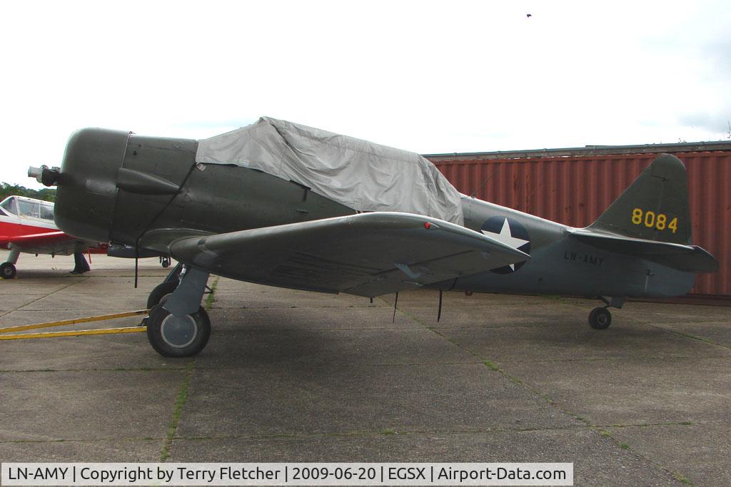 LN-AMY, North American AT-6D Harvard III C/N 88-16849 (42-85068), AT-6D (ex 88-16849) at North Weald on 2009 Air Britain Fly-in Day 1