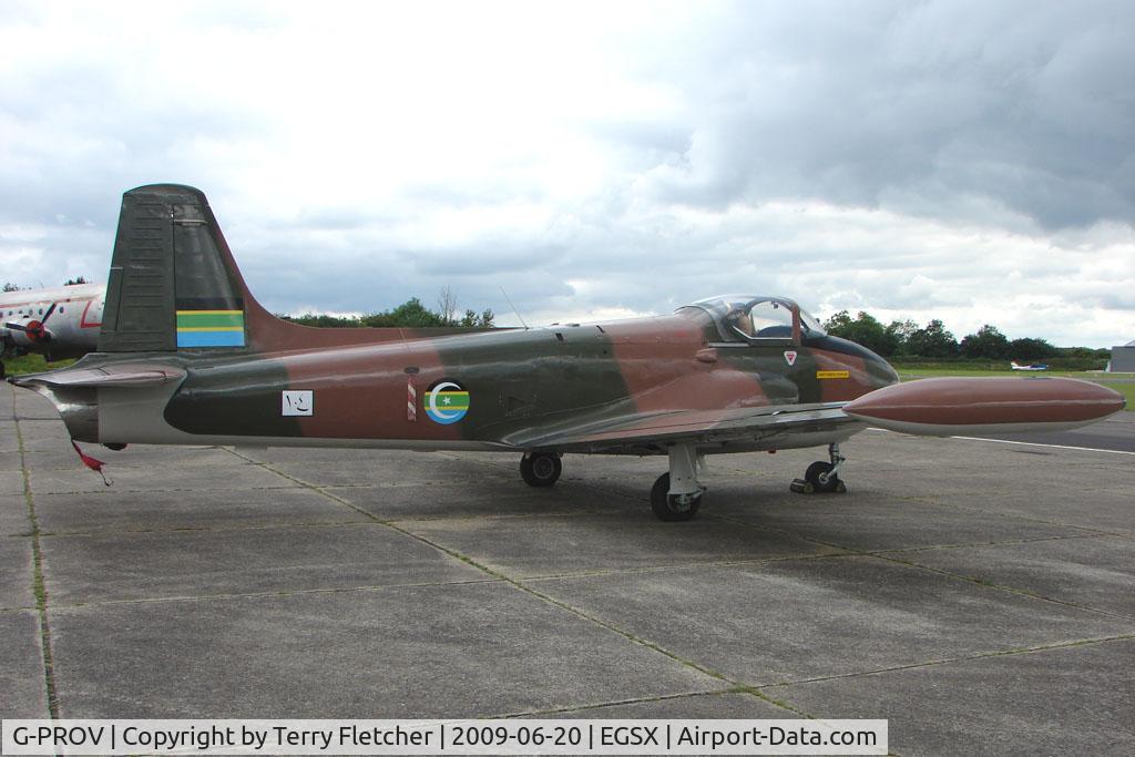 G-PROV, 1967 BAC 84 Jet Provost T.52 (Mod) C/N PAC/W/23905, Provost MK52 at North Weald on 2009 Air Britain Fly-in Day 1