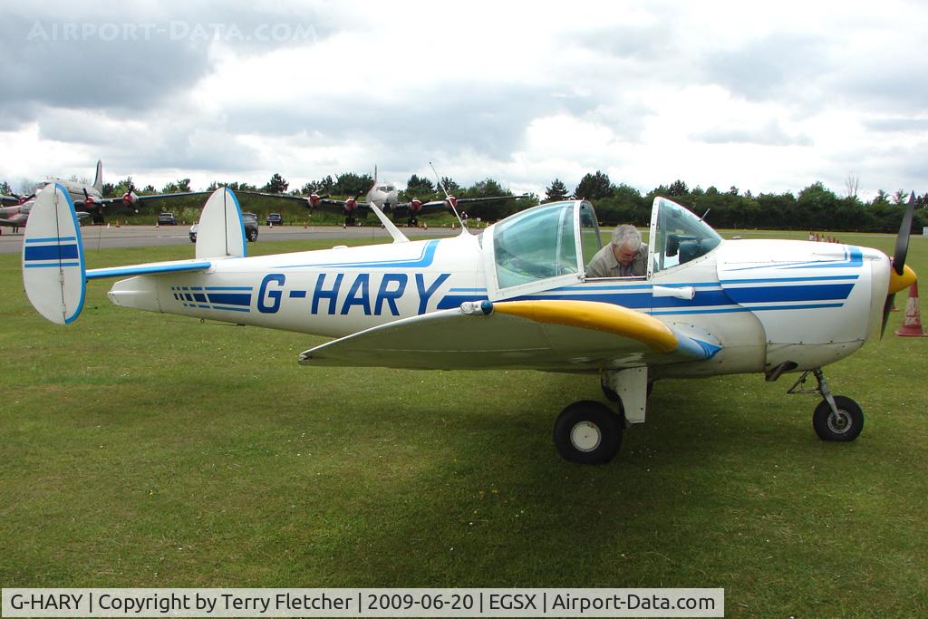 G-HARY, 1966 Alon A-2 Aircoupe C/N A-188, ALON A-2 at North Weald on 2009 Air Britain Fly-in Day 1