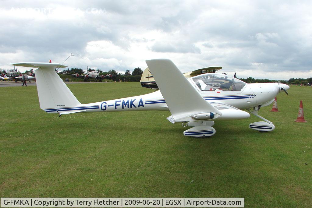 G-FMKA, 2000 Diamond HK-36TC Super Dimona C/N 36672, Super Dimona at North Weald on 2009 Air Britain Fly-in Day 1