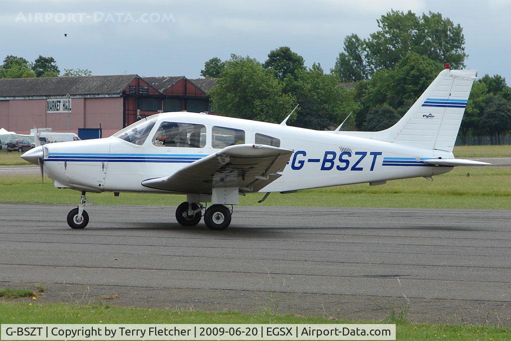 G-BSZT, 1981 Piper PA-28-161 Warrior II C/N 28-8116027, Piper PA-28-161 at North Weald on 2009 Air Britain Fly-in Day 1