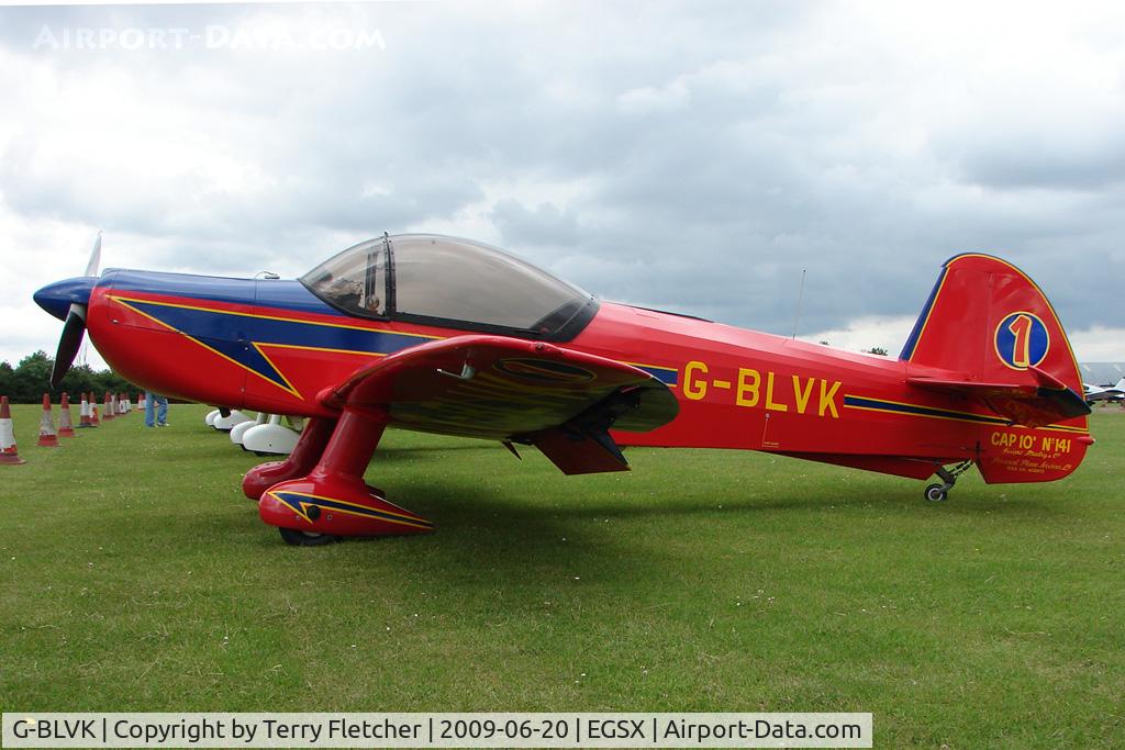 G-BLVK, 1981 Mudry CAP-10B C/N 141, CAP 10B at North Weald on 2009 Air Britain Fly-in Day 1