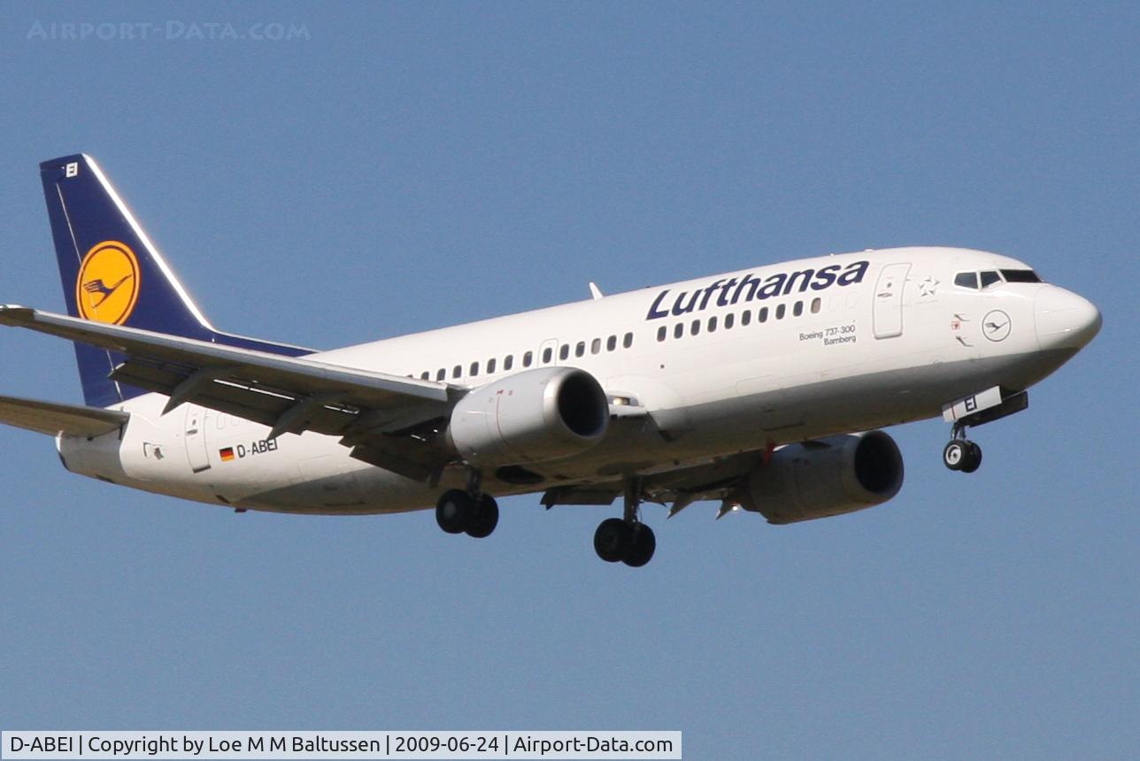 D-ABEI, 1991 Boeing 737-330 C/N 25359, EHSC Schiphol RWY 36R