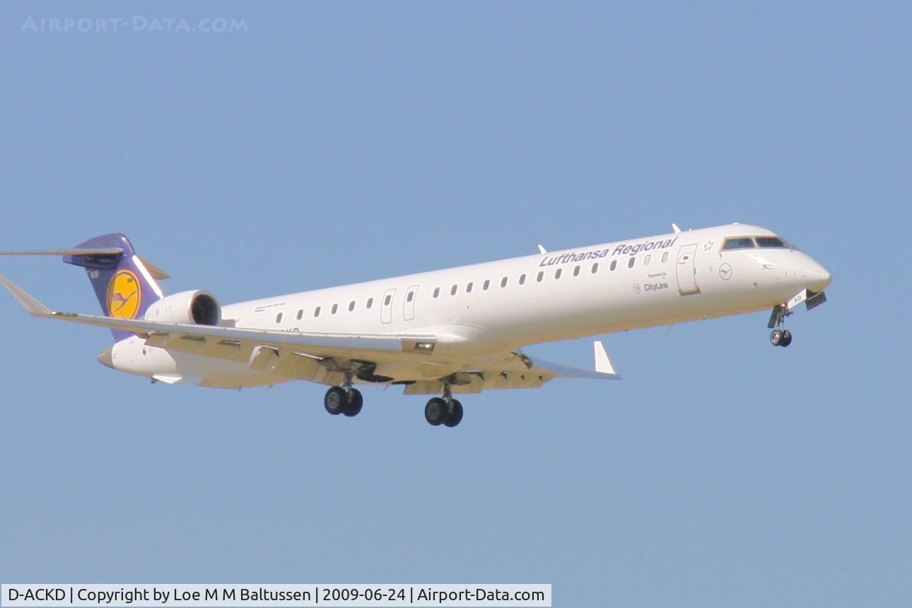 D-ACKD, 2006 Bombardier CRJ-900LR (CL-600-2D24) C/N 15080, EHSC Schiphol RWY 36R