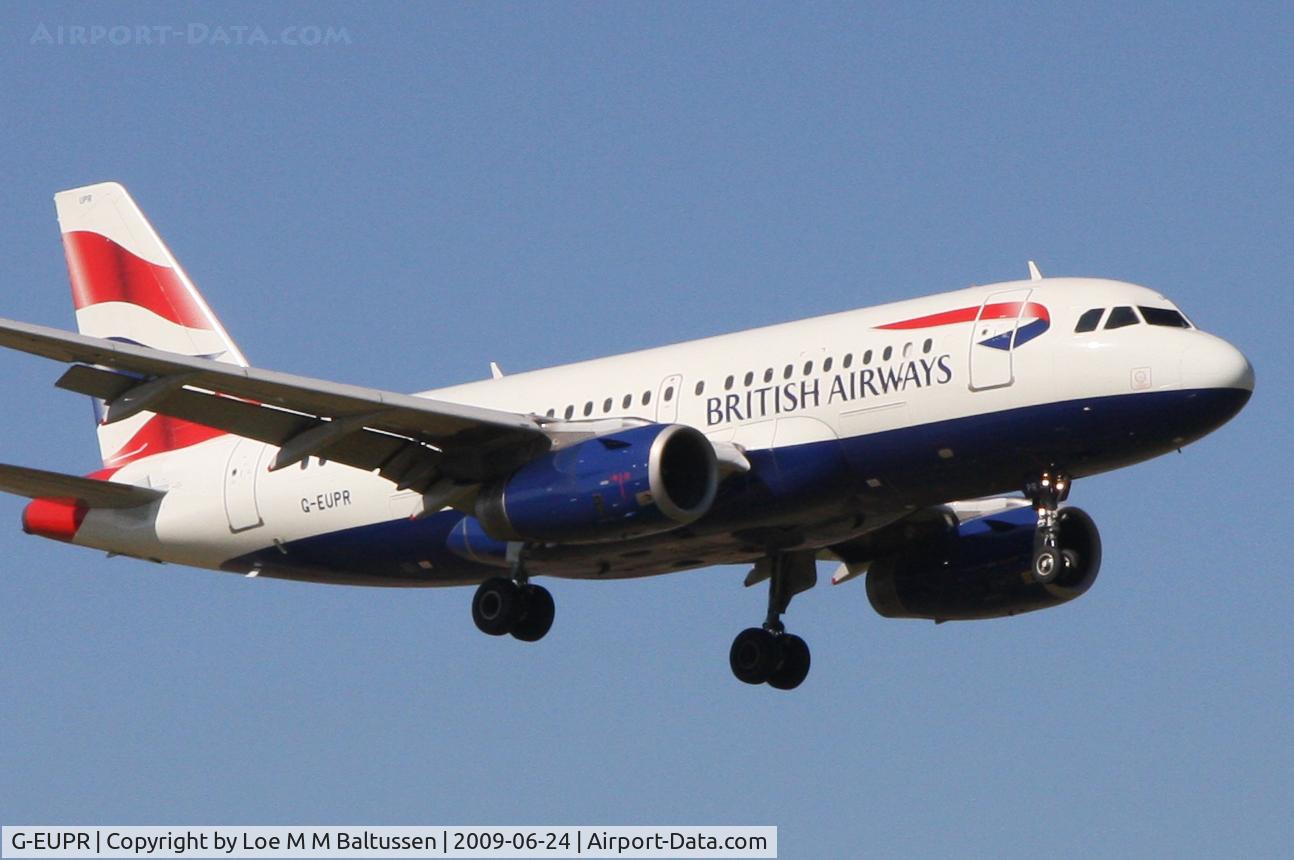G-EUPR, 2000 Airbus A319-131 C/N 1329, EHSC Schiphol RWY 36R