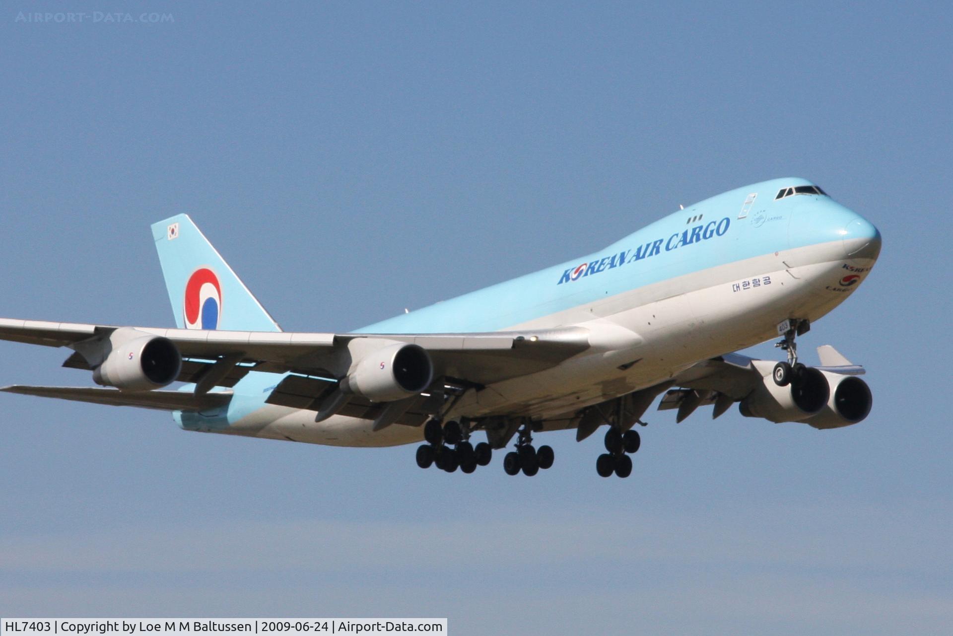 HL7403, 1998 Boeing 747-4B5F/SCD C/N 26408, EHSC Schiphol RWY 36R