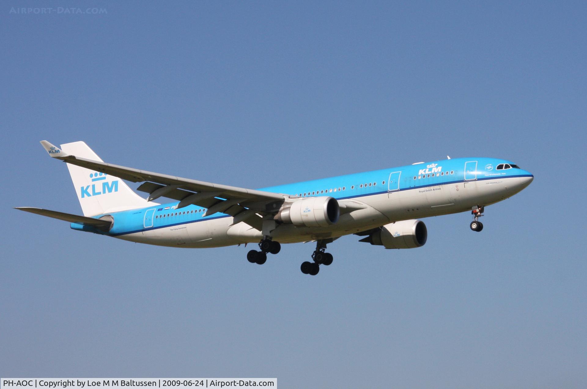 PH-AOC, 2005 Airbus A330-203 C/N 703, EHSC Schiphol RWY 36R