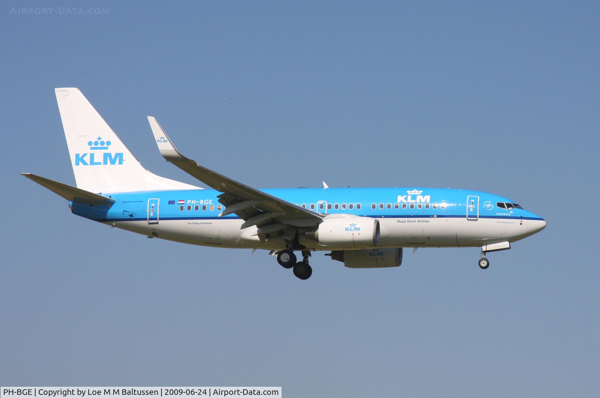 PH-BGE, 2008 Boeing 737-7K2 C/N 30371, EHSC Schiphol RWY 36R