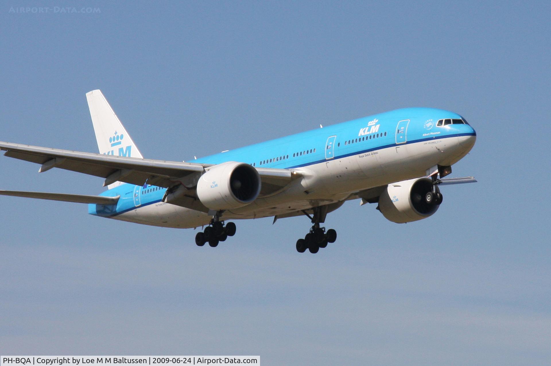 PH-BQA, 2003 Boeing 777-206/ER C/N 33711, EHSC Schiphol RWY 36R