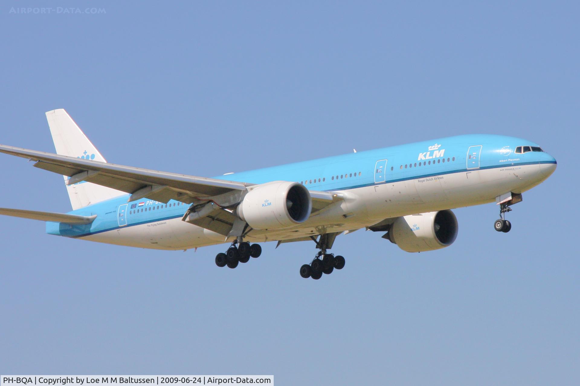PH-BQA, 2003 Boeing 777-206/ER C/N 33711, EHSC Schiphol RWY 36R
