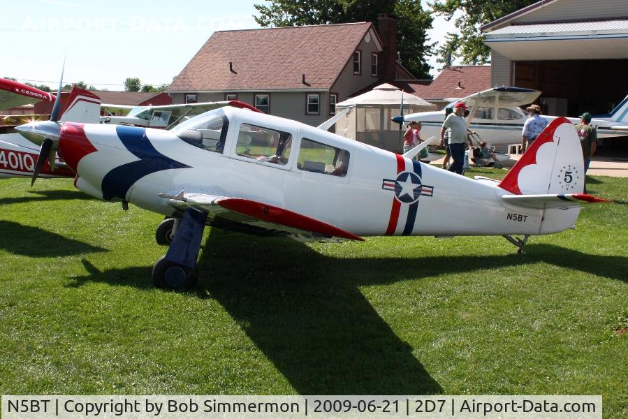 N5BT, 1946 Globe GC-1B Swift C/N 2081, Father's Day fly-in at Beach City, Ohio