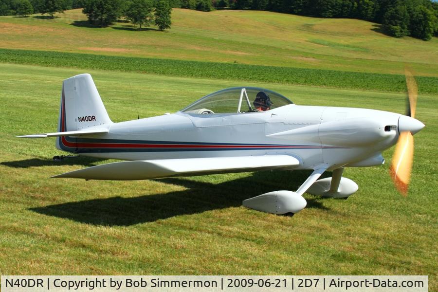 N40DR, 1991 Vans RV-4 C/N DR-01, Father's Day fly-in at Beach City, Ohio