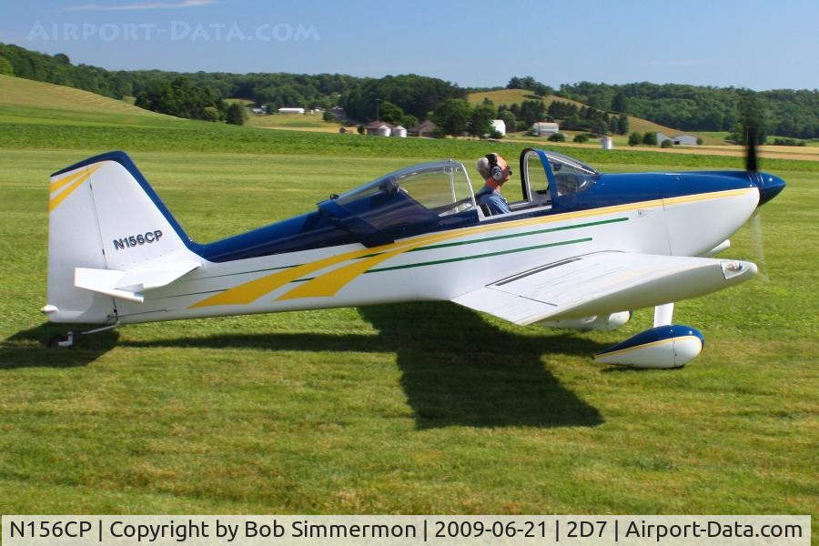 N156CP, 2002 Vans RV-6 C/N CP2002-1, Father's Day fly-in at Beach City, Ohio