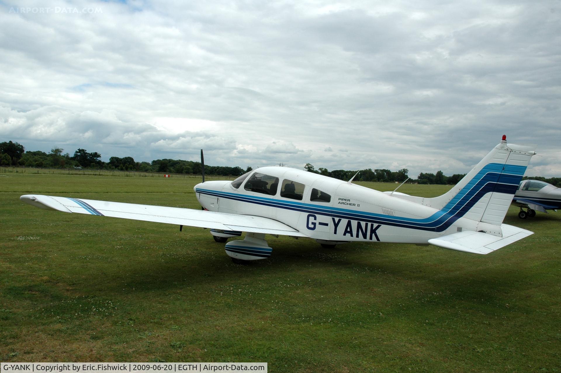 G-YANK, 1979 Piper PA-28-181 Cherokee Archer II C/N 28-8090163, G-YANK at Shuttleworth Collection Evening Air Display