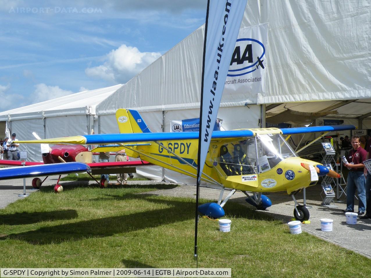G-SPDY, 2007 Raj Hamsa X-Air Hawk C/N PFA 340-14678, X'Air Hawk exhibited at Aero Expo 2009