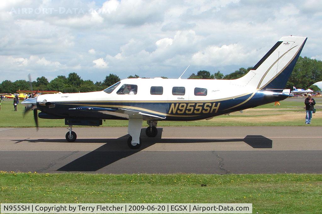 N955SH, 2002 Piper PA-46-350P Malibu Mirage C/N 4636339, Piper Malibu at North Neald