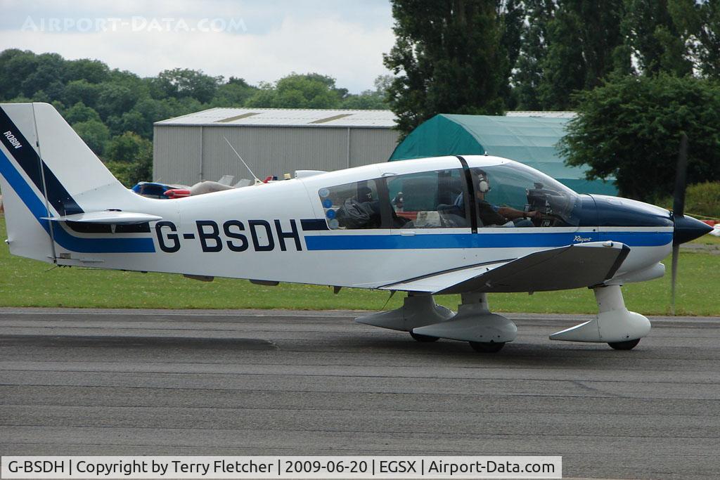 G-BSDH, 1990 Robin DR-400-180 Regent Regent C/N 1980, Robin 400/180 at North Weald on 2009 Air Britain Fly-in Day 1