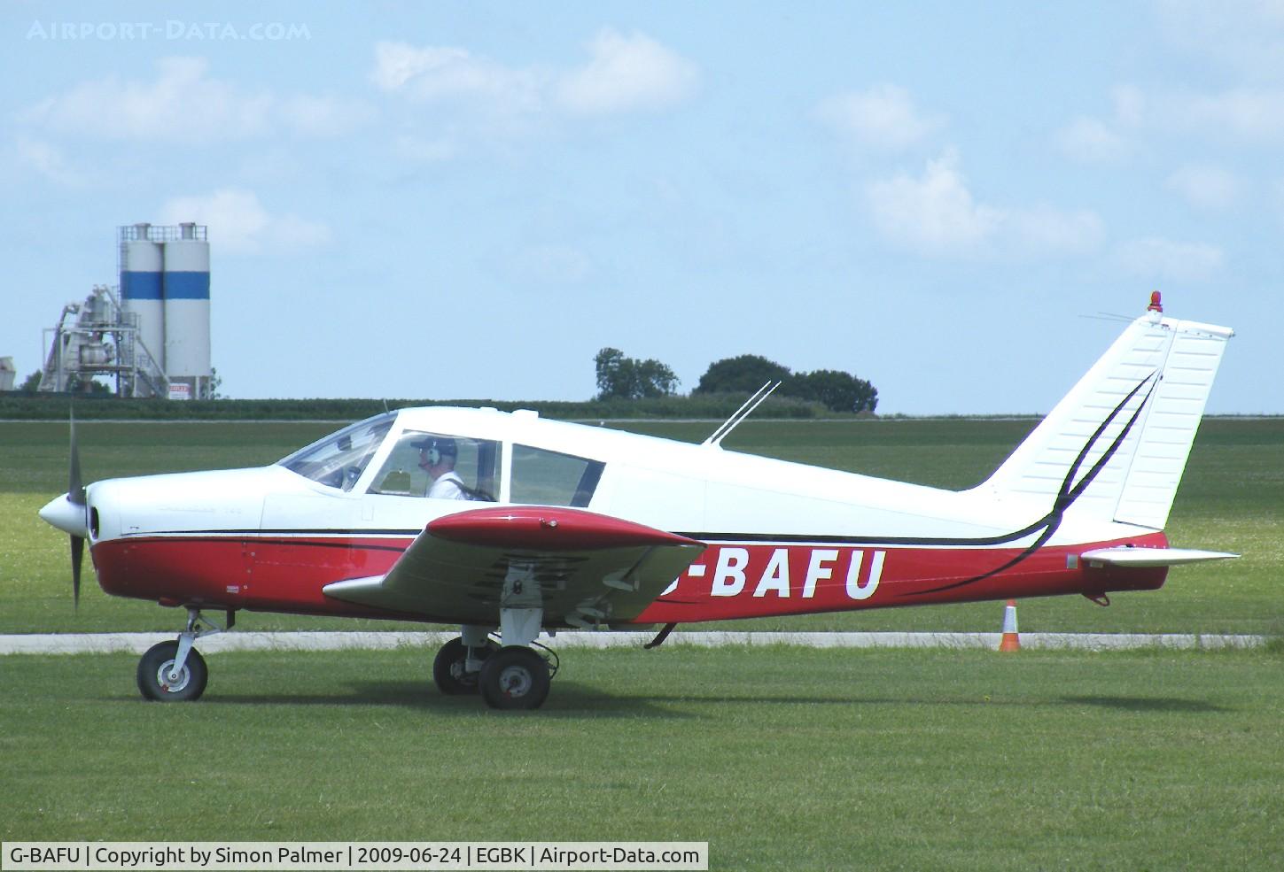G-BAFU, 1965 Piper PA-28-140 Cherokee C/N 28-20759, PA-28 visiting Sywell