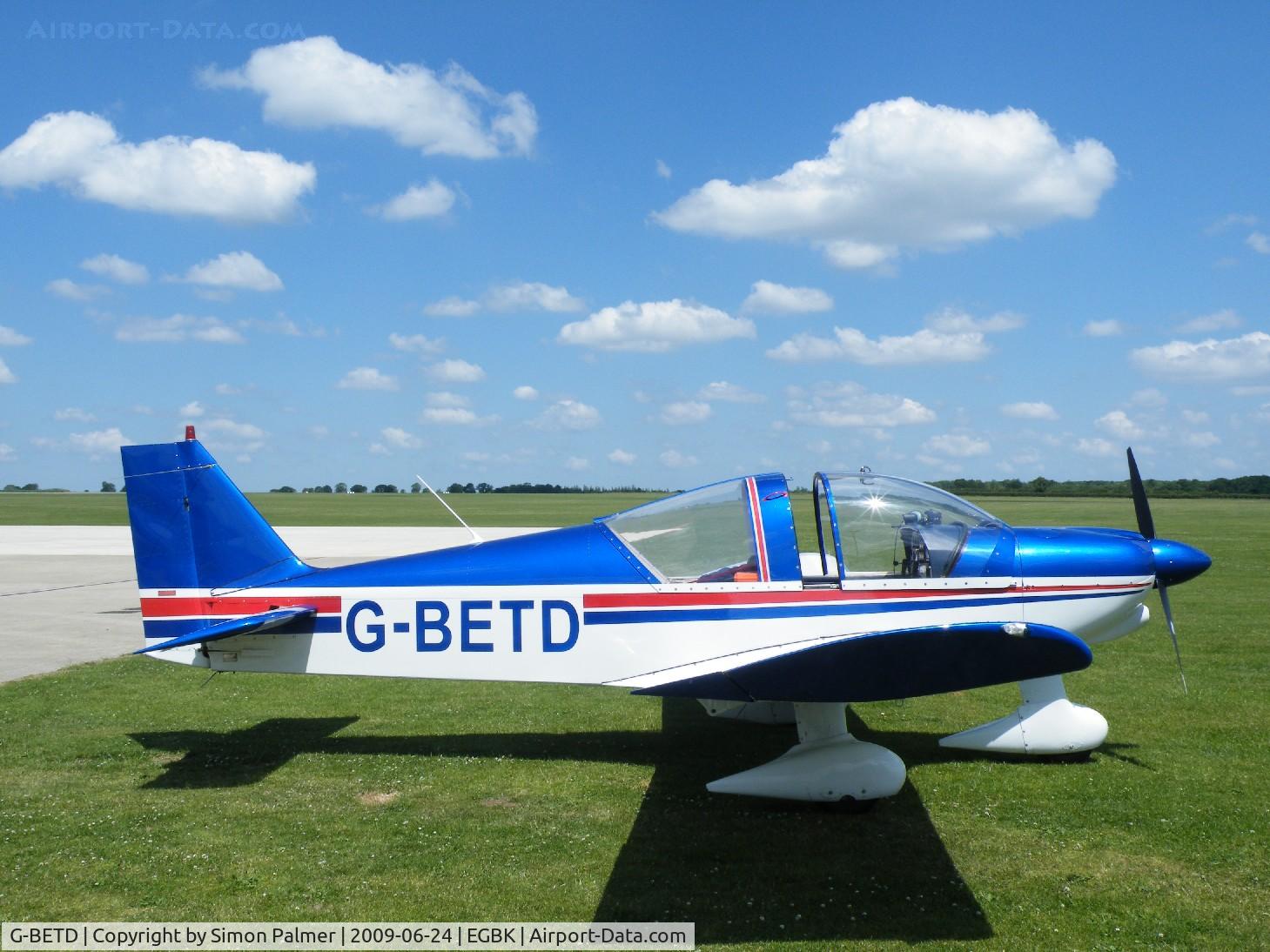 G-BETD, 1974 Robin HR-200-100 Club C/N 20, Robin HR200 seen at Sywell