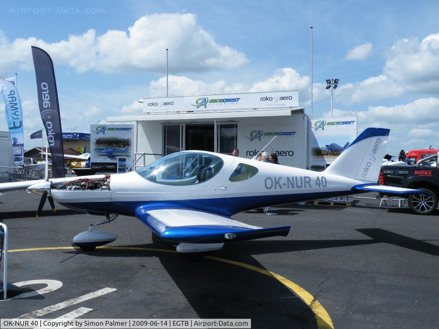 OK-NUR 40, Roko Aero NG4 UL C/N 004/2008, Roko Aero NG4 exhibited at aero Expo 2009