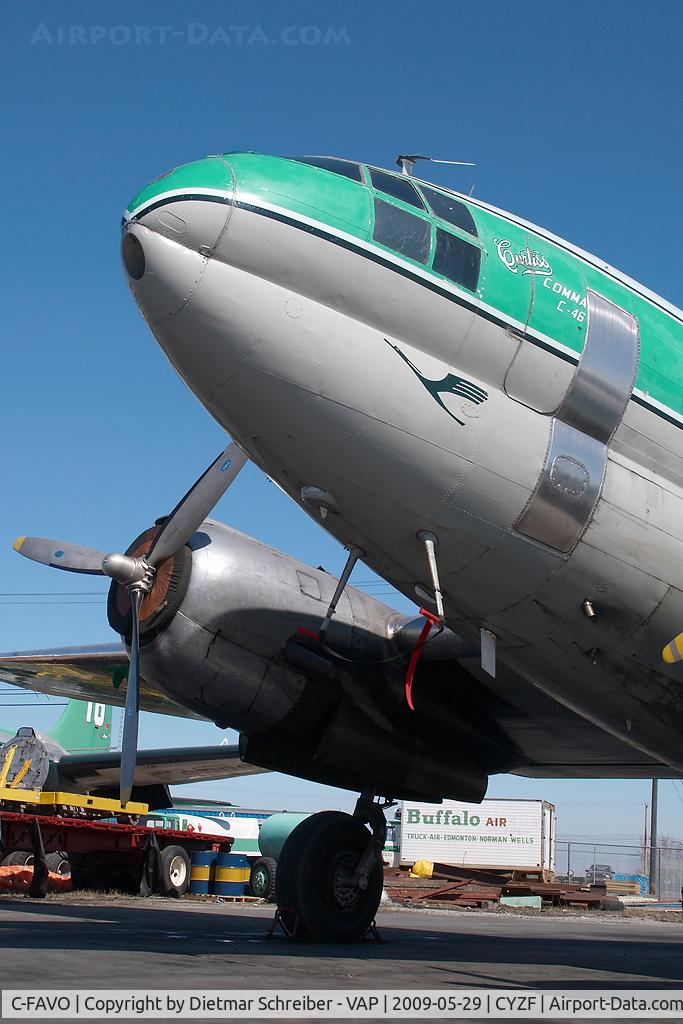 C-FAVO, 1944 Curtiss C-46D Commando C/N 33242, Buffalo Airways Curtiss C46
