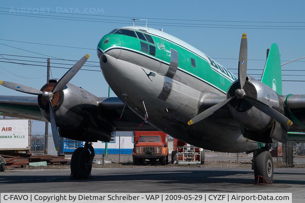 C-FAVO, 1944 Curtiss C-46D Commando C/N 33242, Buffalo Airways Curtiss C46