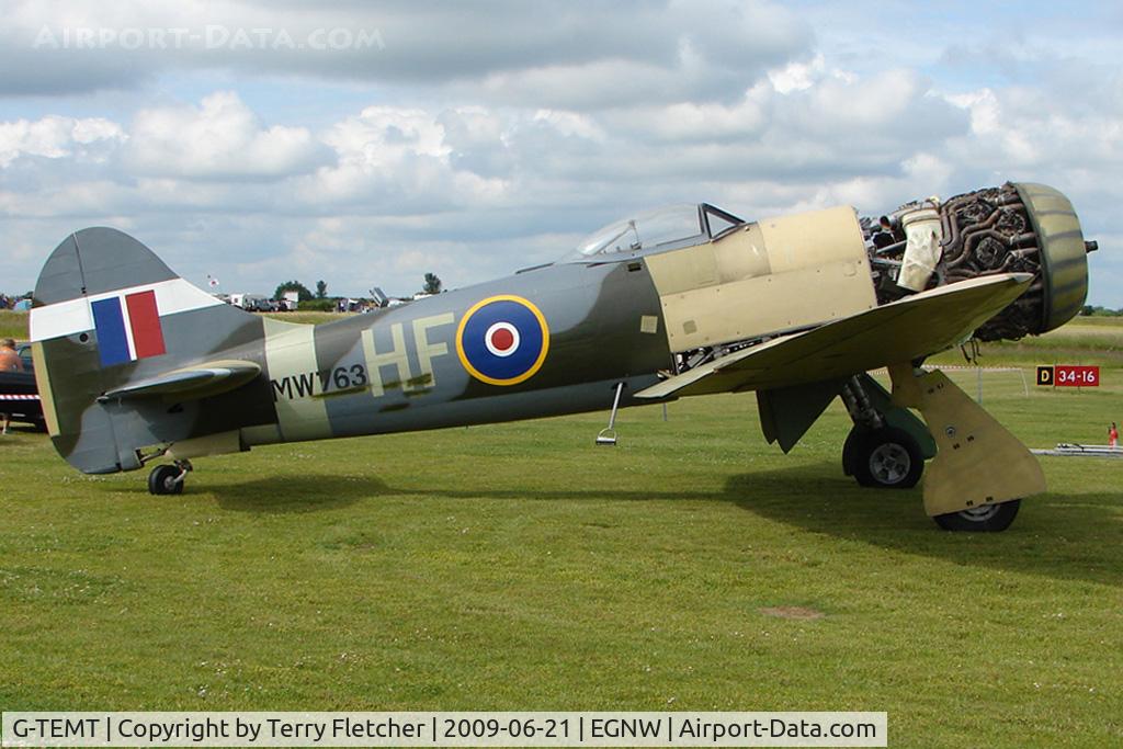 G-TEMT, 1945 Hawker Tempest II C/N 420, at Wickenby on 2009 Wings and Wheel Show
