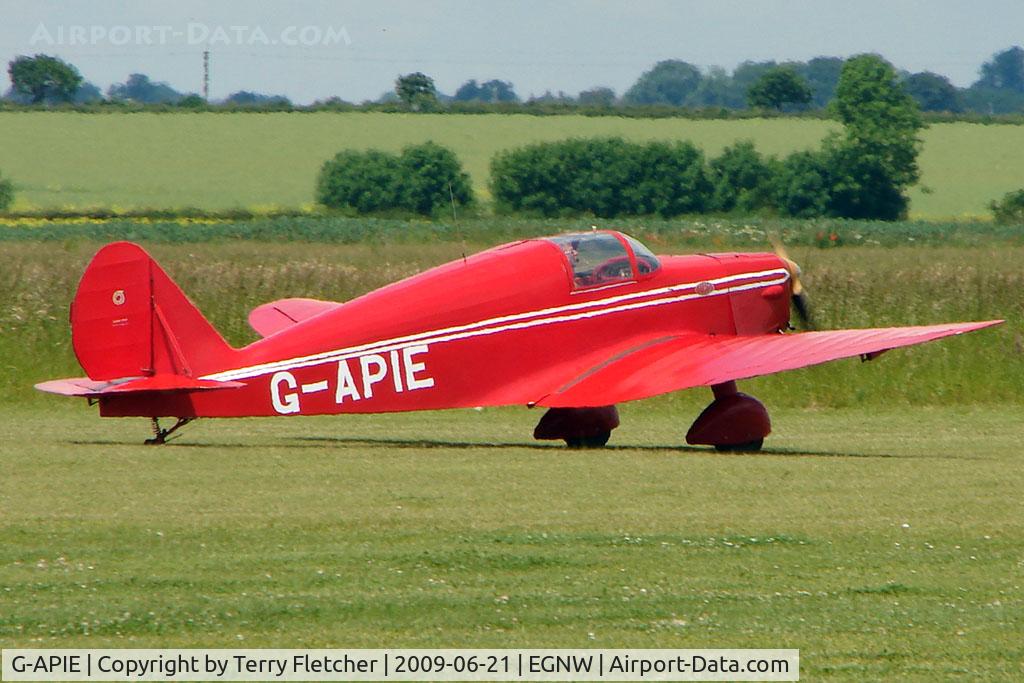 G-APIE, 1958 Tipsy Belfair C/N 535, Tipsy Belfair at Wickenby on 2009 Wings and Wheel Show