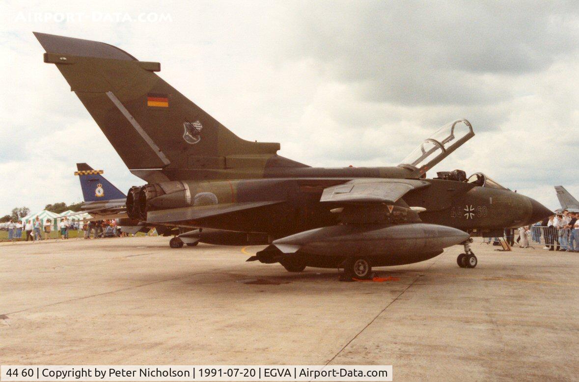 44 60, Panavia Tornado IDS C/N 404/GS117/4160, Tornado IDS of JBG-32 at the 1991 Intnl Air Tattoo at RAF Fairford.