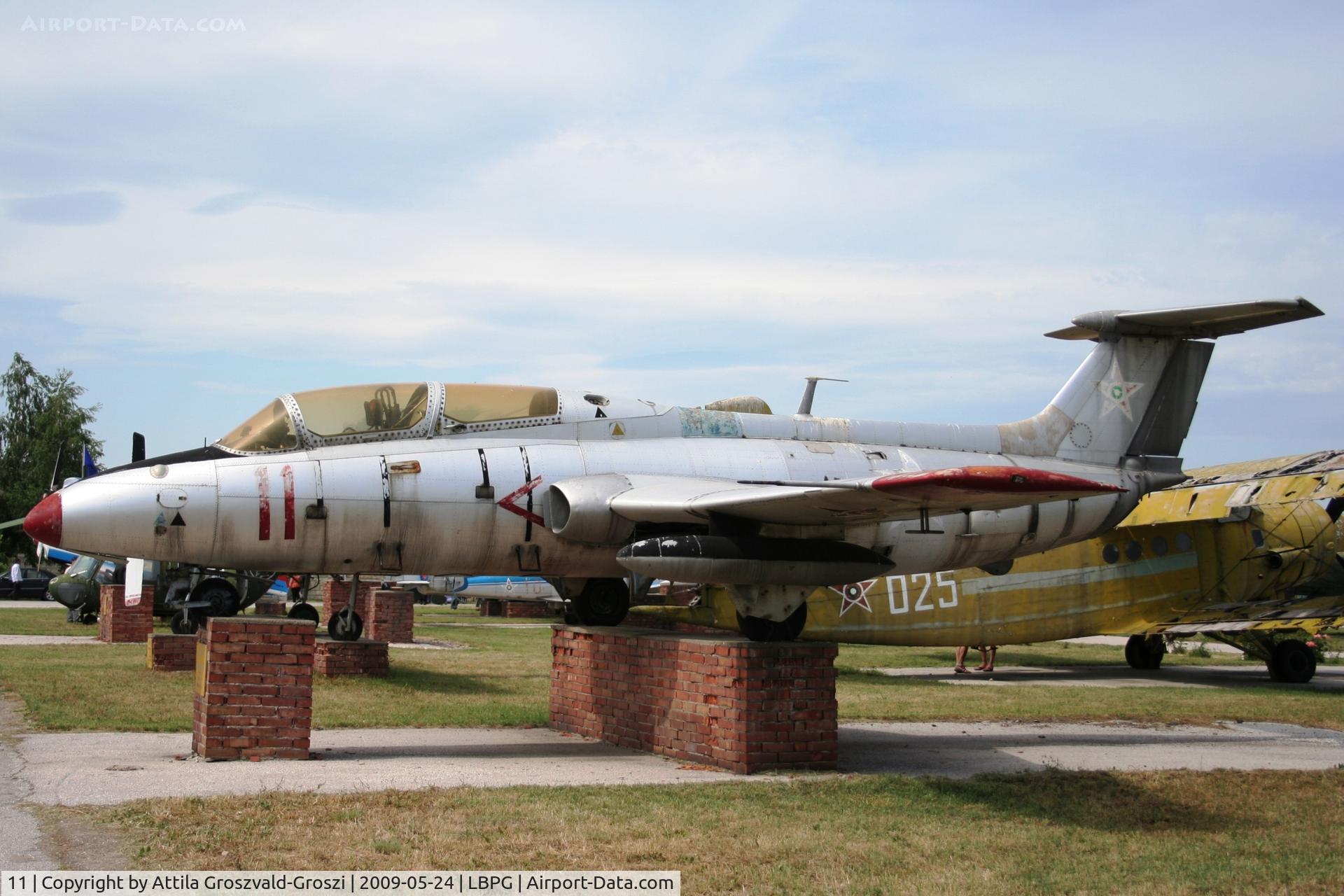 11, 1964 Aero L-29 Delfin C/N 491028, Bulgarian Museum of Aviation, Plovdiv-Krumovo (LBPG).