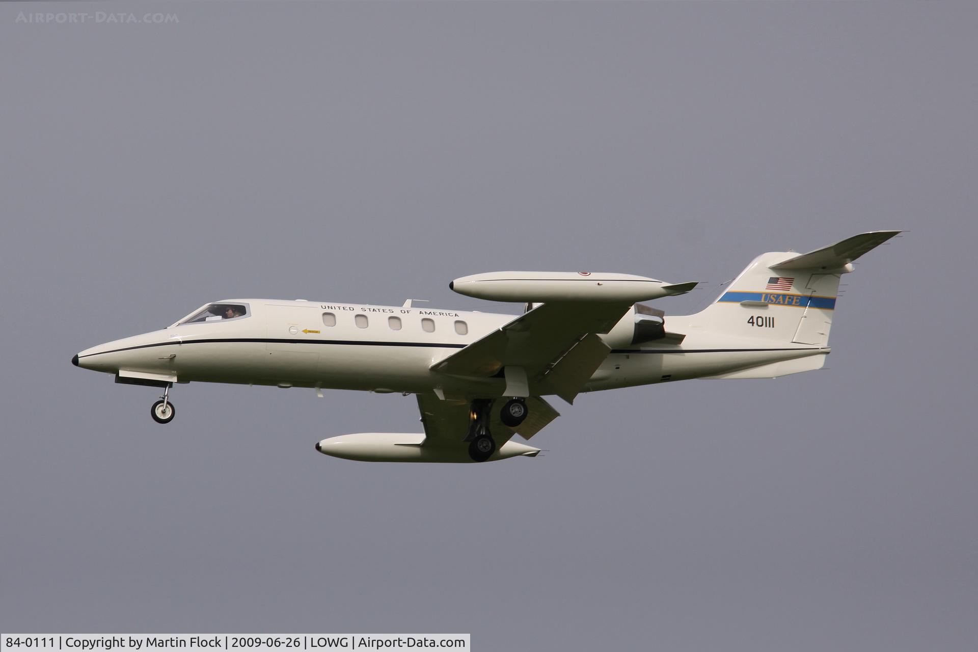 84-0111, 1985 Gates Learjet 35A (C-21A) C/N 35A-557, .