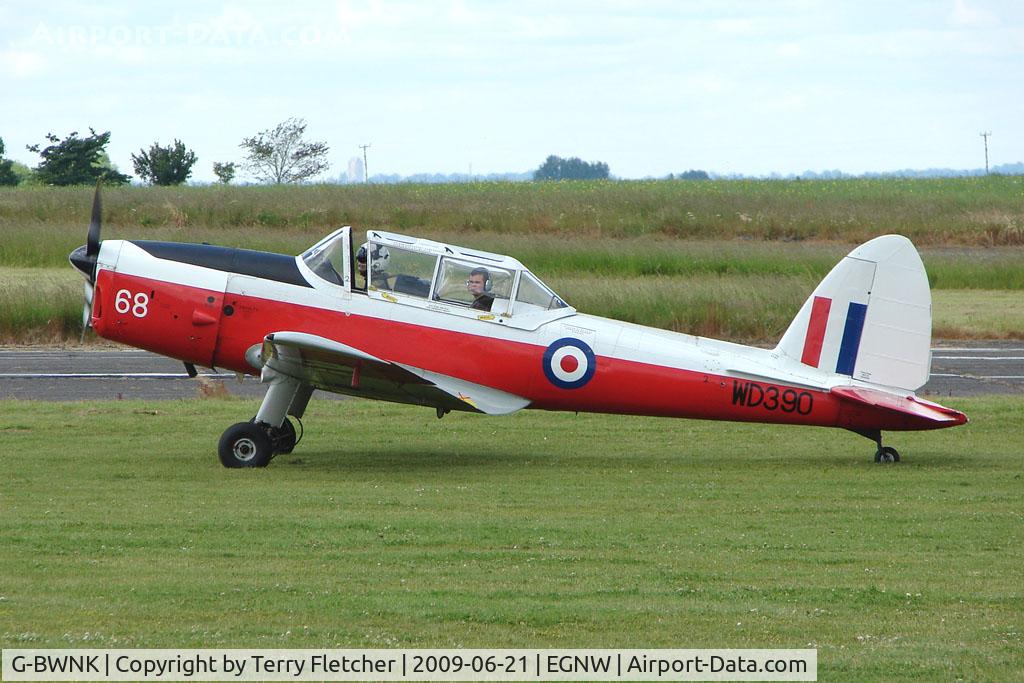 G-BWNK, 1951 De Havilland DHC-1 Chipmunk T.10 C/N C1/0317, WD390 DHC-1 Chipmunk at Wickenby on 2009 Wings and Wheel Show