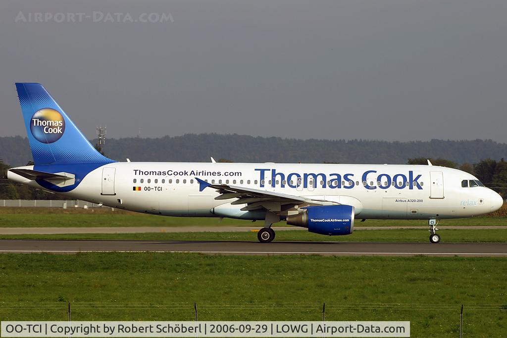 OO-TCI, 2003 Airbus A320-214 C/N 1975, Rare visitor @ LOWG
