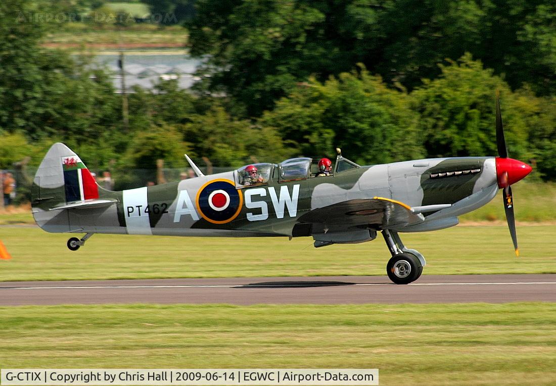 G-CTIX, 1944 Supermarine 509 Spitfire TR.IX (HF.IXe) C/N Not found G-CTIX, Cosford Airshow 2009