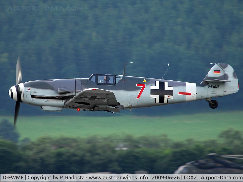 D-FWME, Messerschmitt Bf-109G-4 C/N 0139, Me 109 at Airpower09