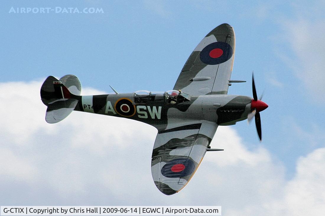 G-CTIX, 1944 Supermarine 509 Spitfire TR.IX (HF.IXe) C/N Not found G-CTIX, Cosford Airshow 2009