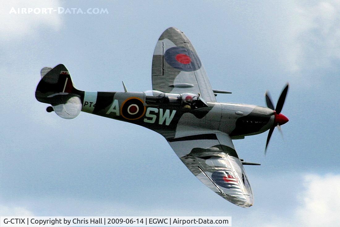 G-CTIX, 1944 Supermarine 509 Spitfire TR.IX (HF.IXe) C/N Not found G-CTIX, Cosford Airshow 2009